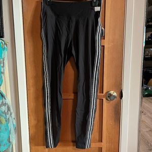 AVIA FLEX-TECH Womens Black/White Leggings Size Medium